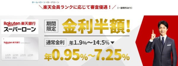 楽天銀行スーパーローン