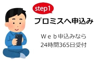 プロミスへ申込